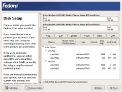 Software RAID partition created